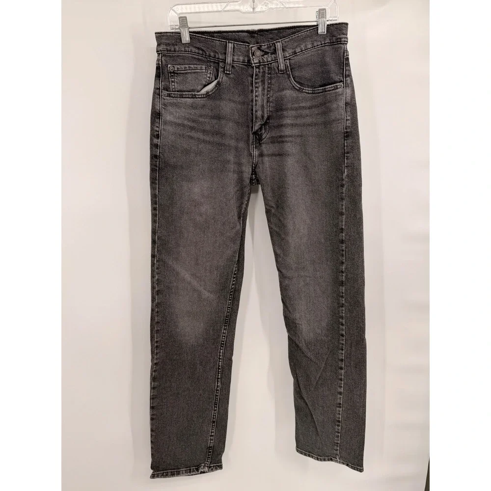 Levi's 505 Regular Fit Jeans Mens 31x30‎ Actual Gray Straight Leg Denim